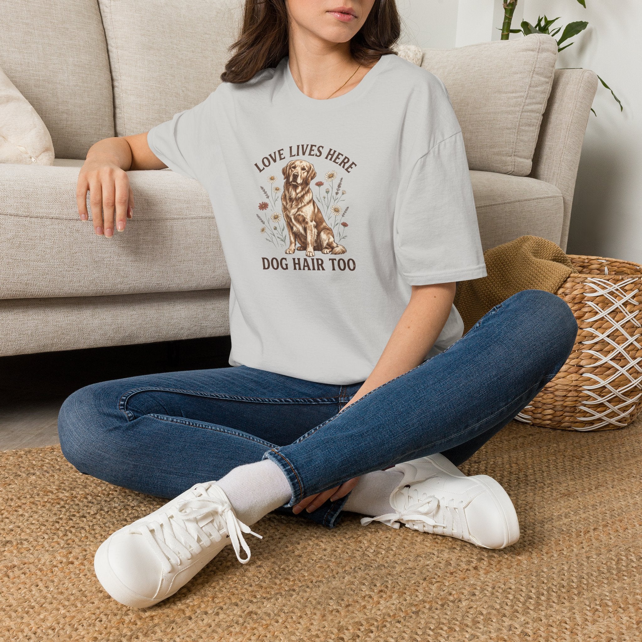 Love and Golden Hair Lives Here T-Shirt