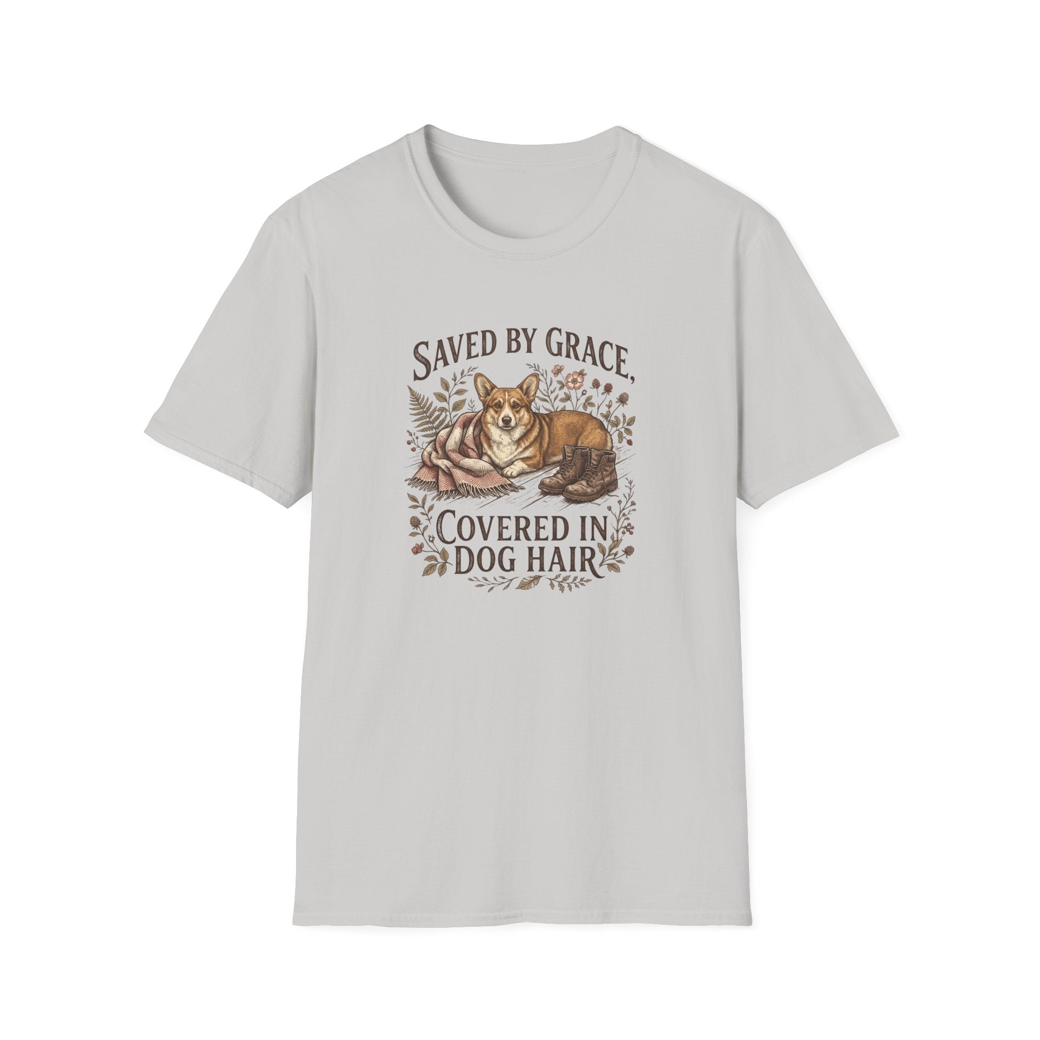 By Grace, Covered in Corgi Hair T-Shirt