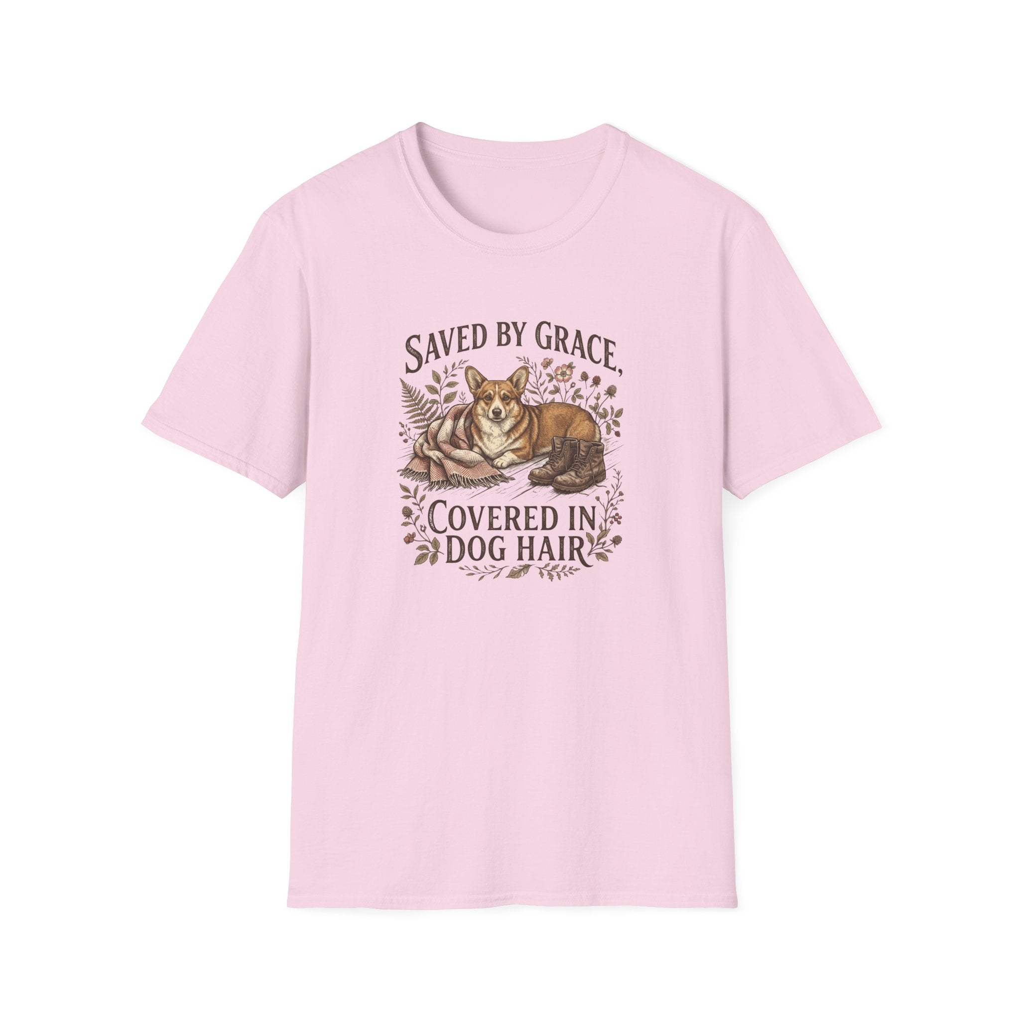 By Grace, Covered in Corgi Hair T-Shirt