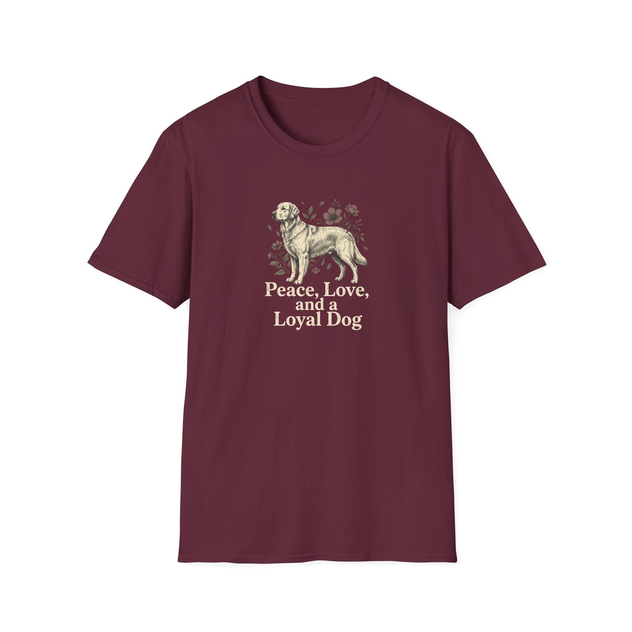 Peace, Love, Loyal Dog T-Shirt