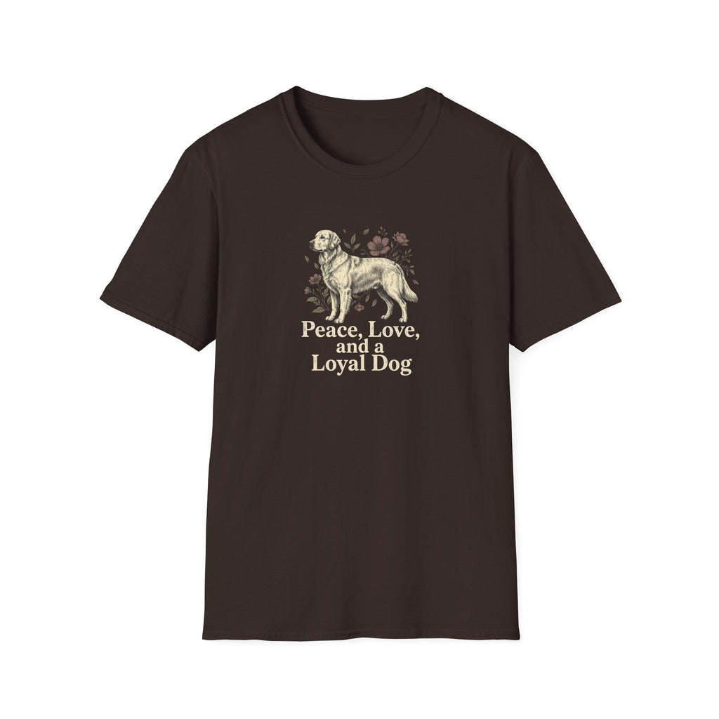 Peace, Love, Loyal Dog T-Shirt