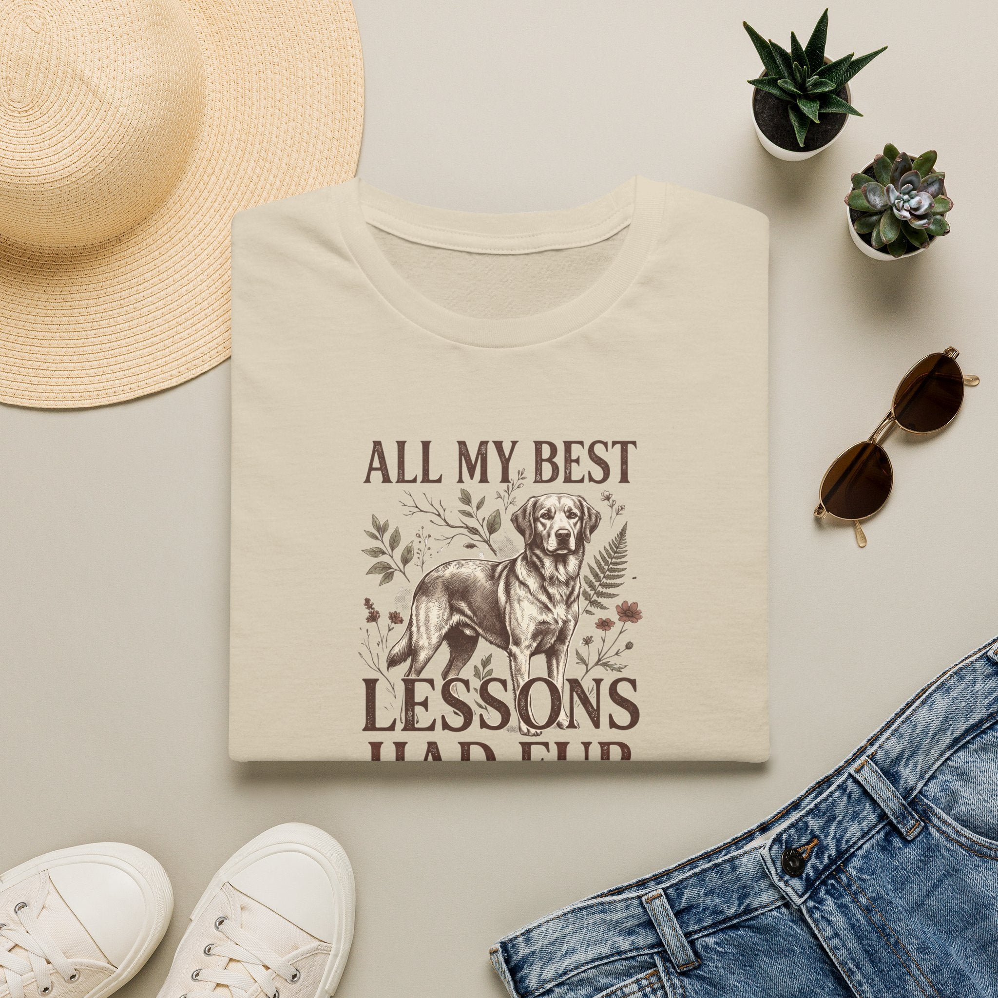 My Best Lessons Had Fur T-Shirt