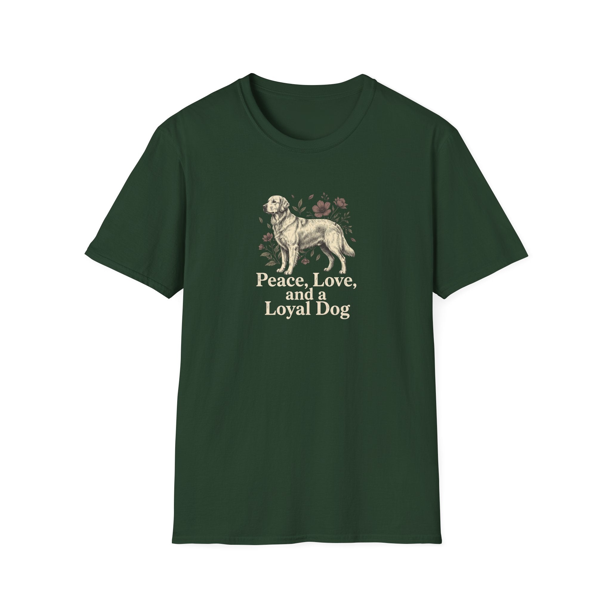 Peace, Love, Loyal Dog T-Shirt
