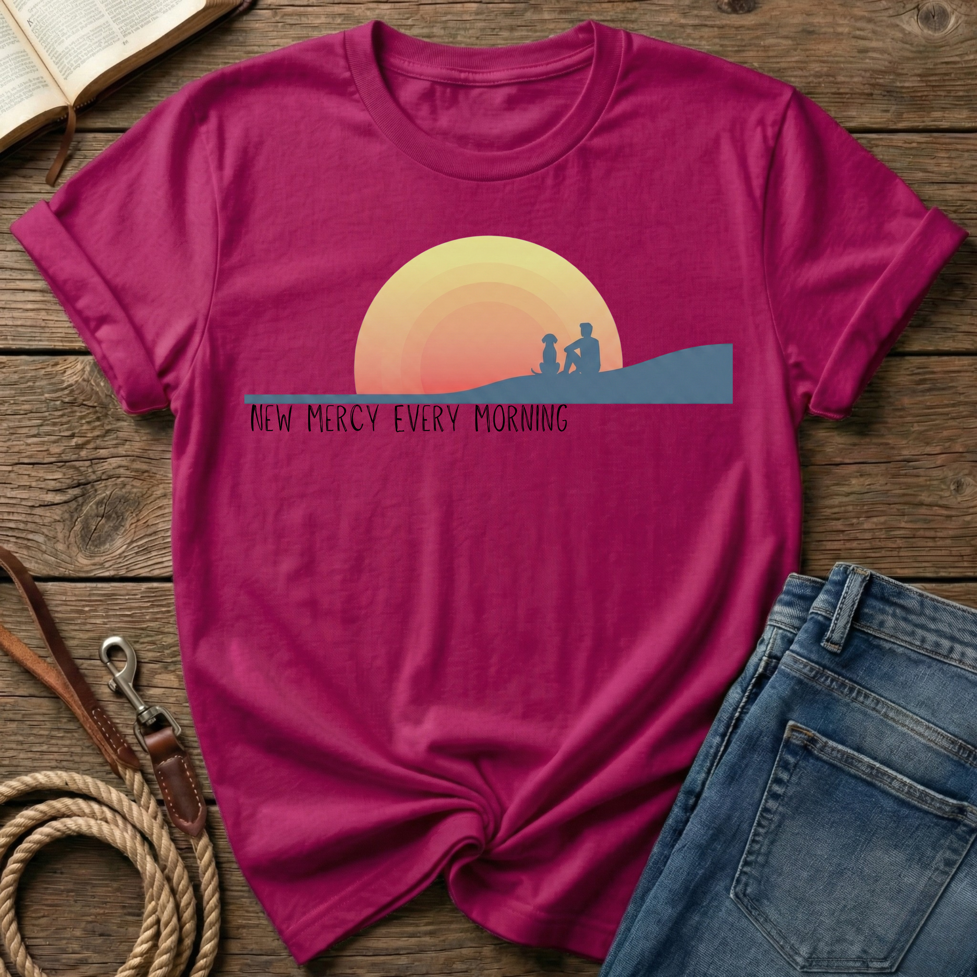 New Mercy Every Morning Male Figure T-Shirt