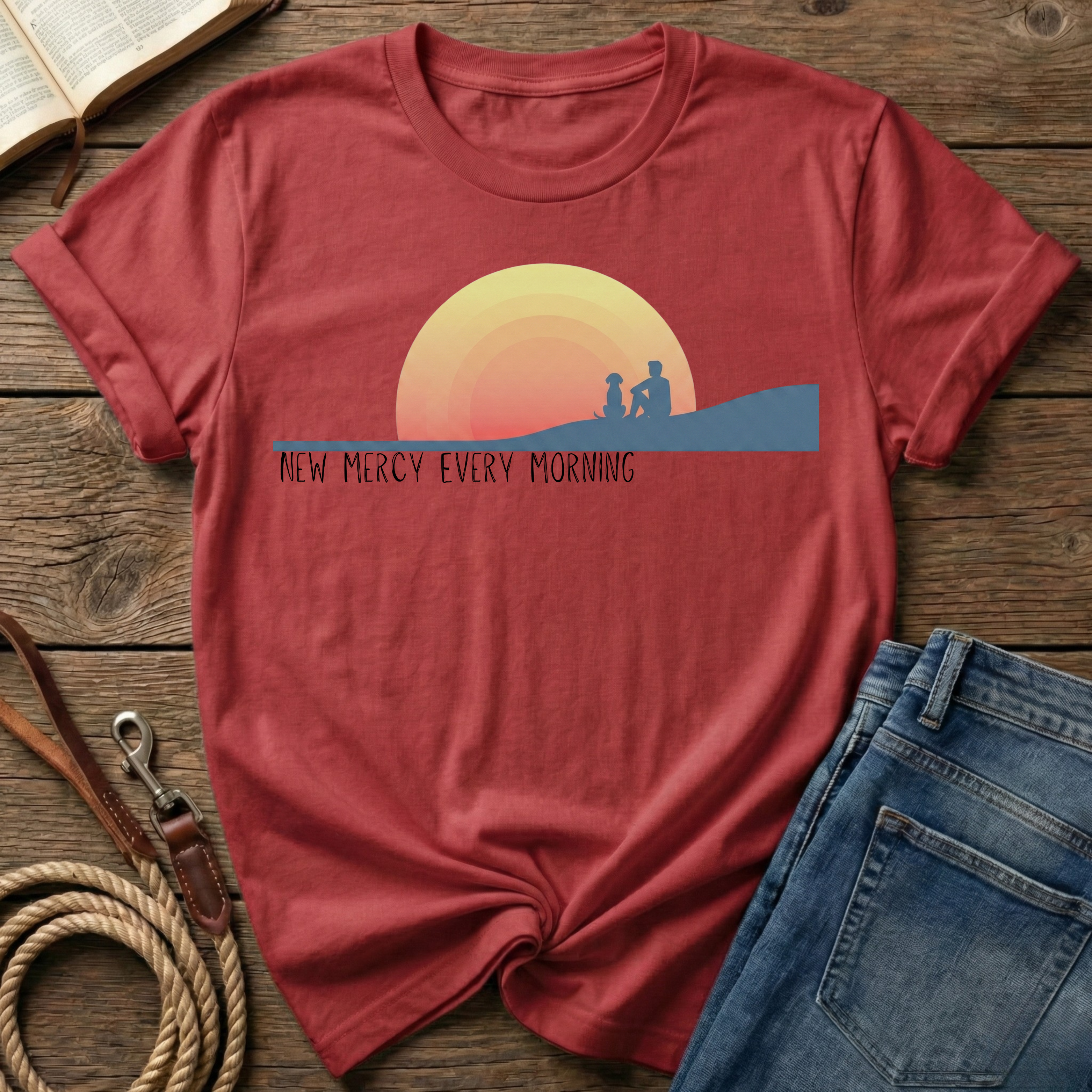 New Mercy Every Morning Male Figure T-Shirt