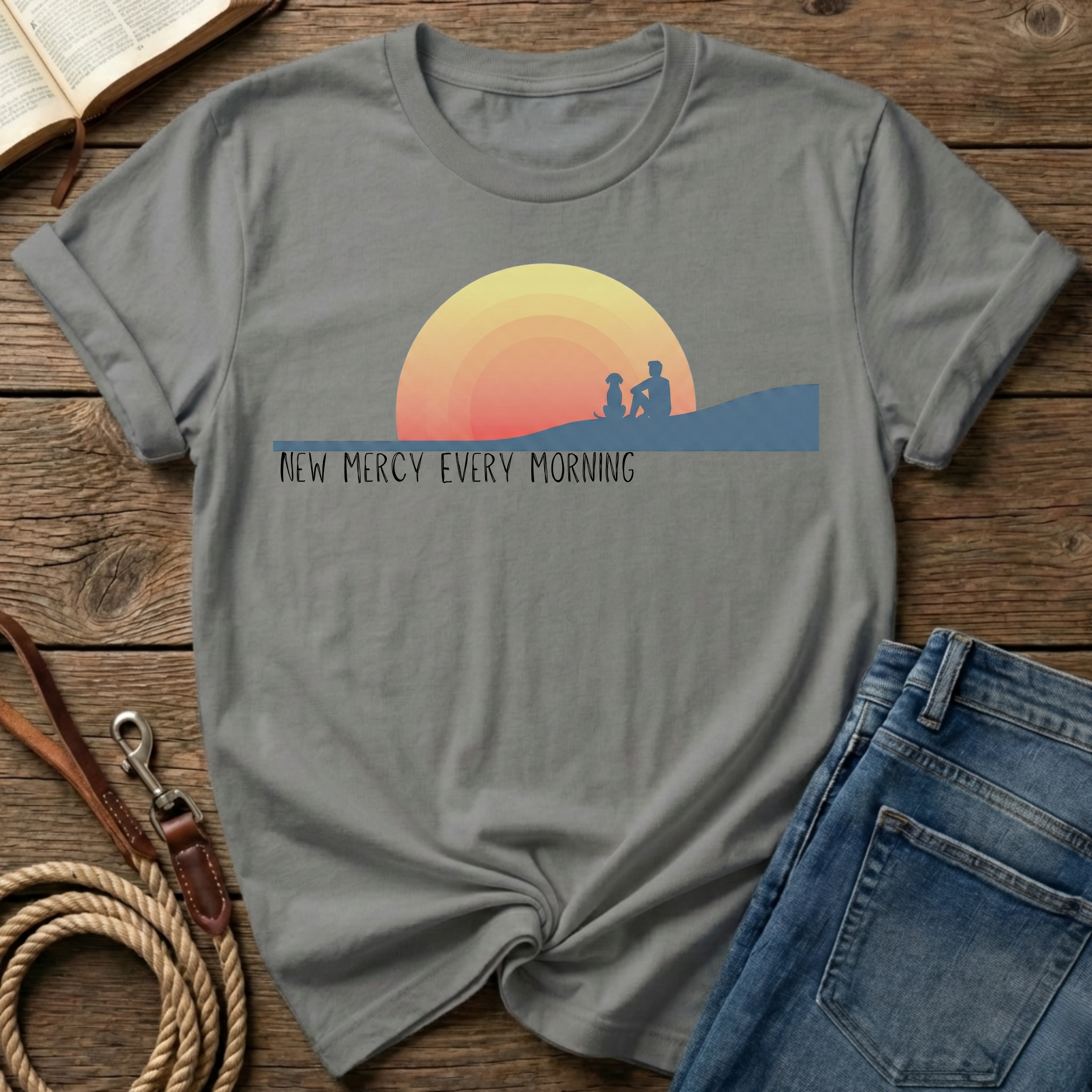 New Mercy Every Morning Male Figure T-Shirt