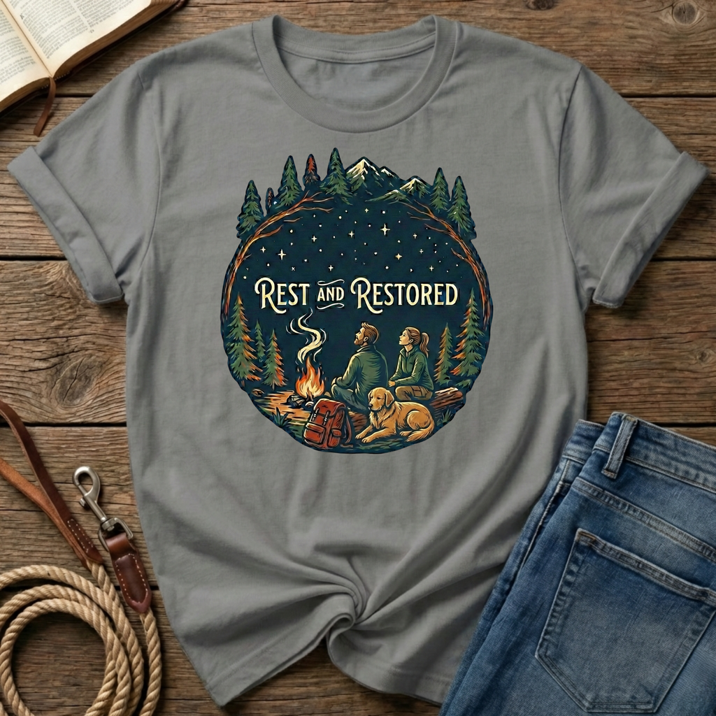 Rest And Restored Couple Figure T-Shirt