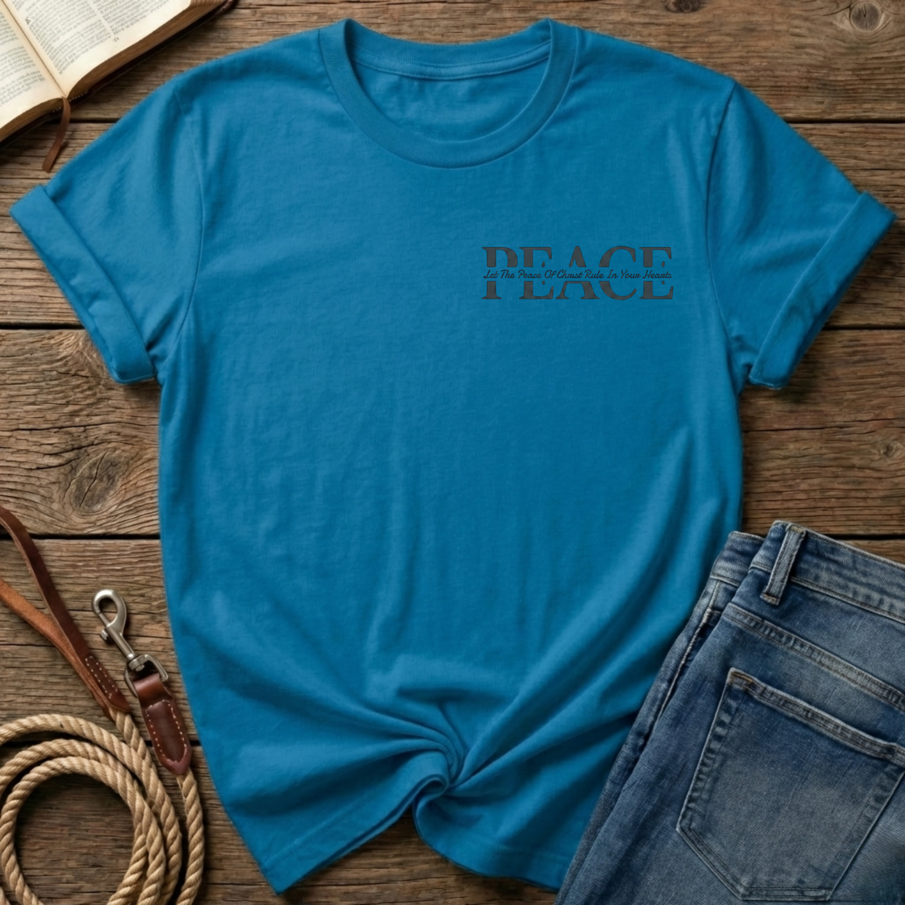 Peace By Letter T-Shirt