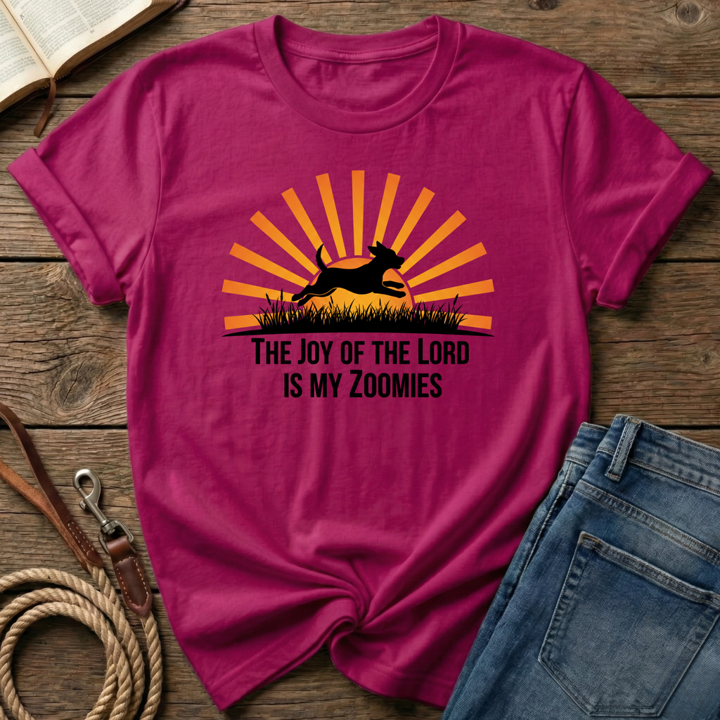 Joy Of The Lord Is My Zoomies T-Shirt