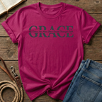By Grace Letter T-Shirt