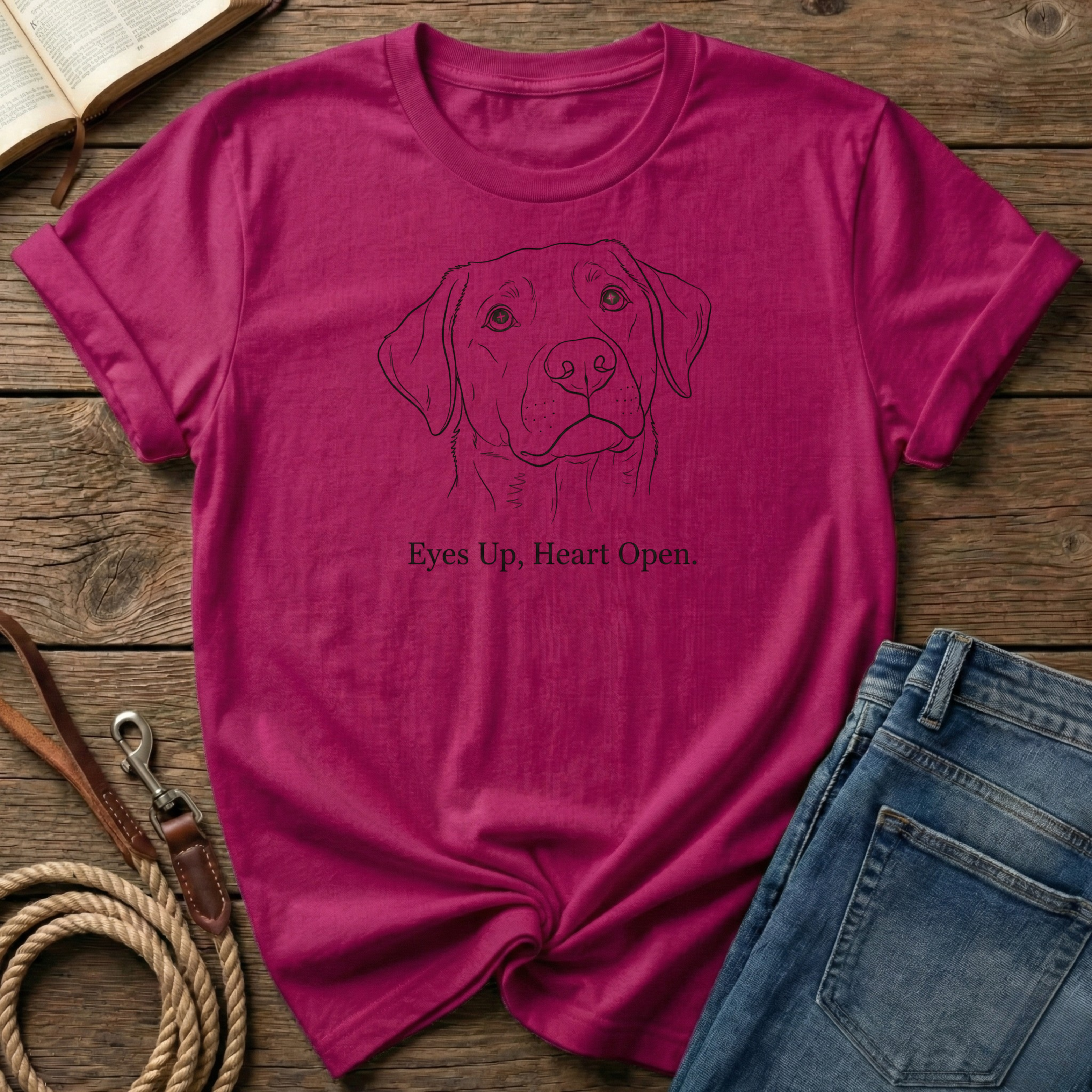 Eyes Up Heart Open T-Shirt