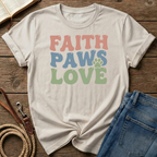 Faith Paws Love T-Shirt