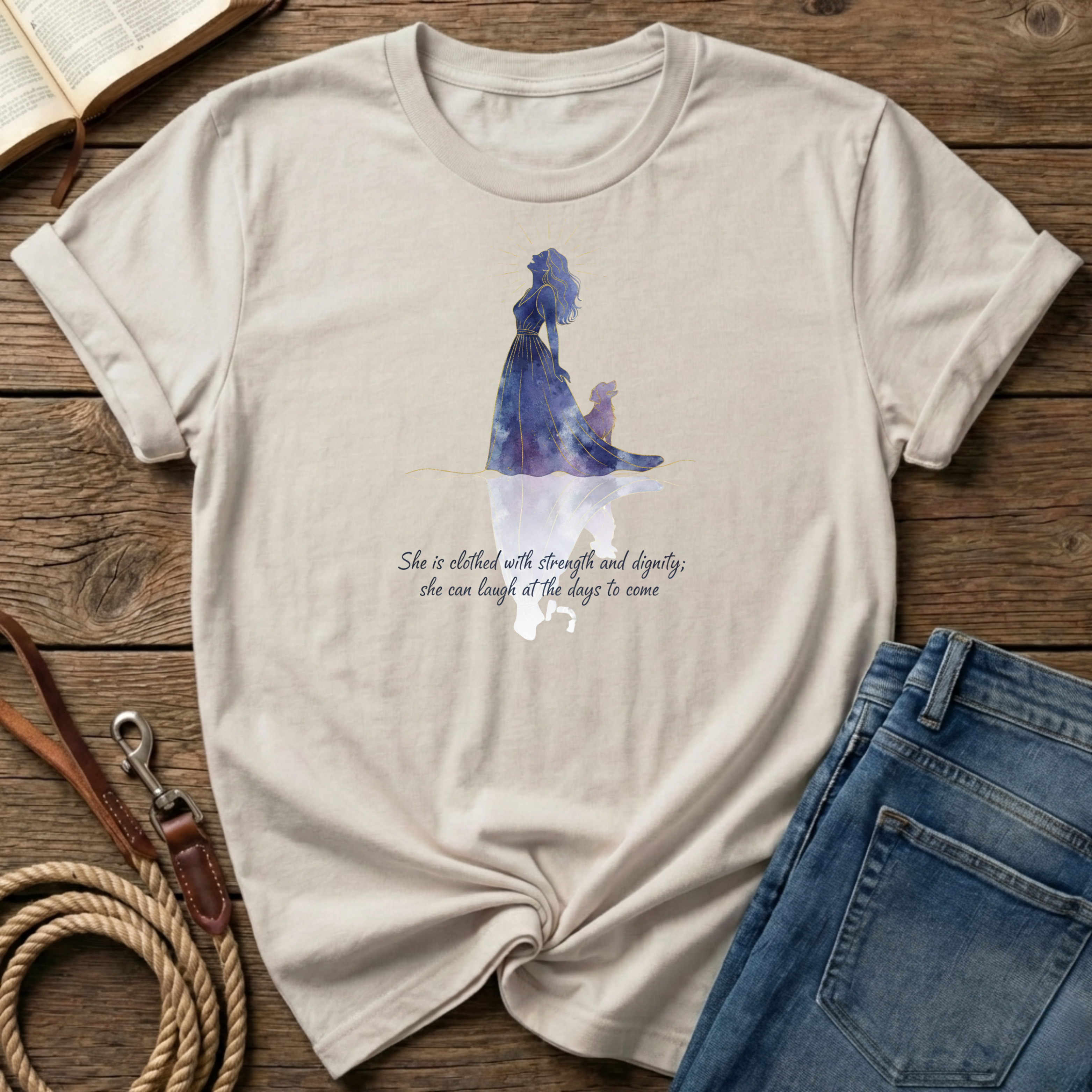 She Is Clothed In Strength T-Shirt