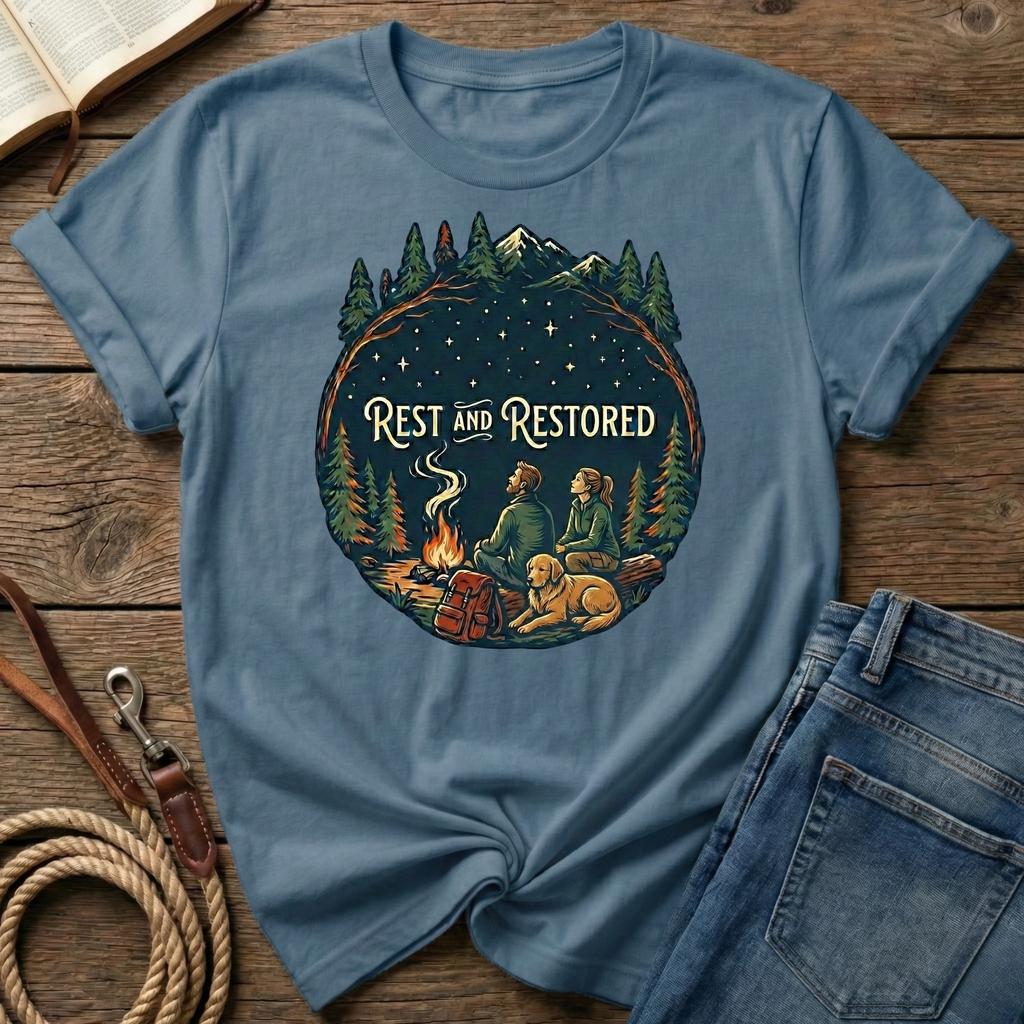 Rest And Restored Couple Figure T-Shirt