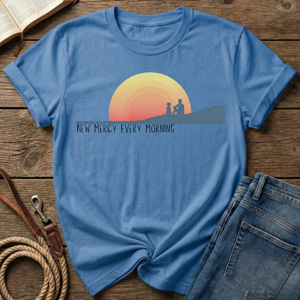 New Mercy Every Morning Male Figure T-Shirt
