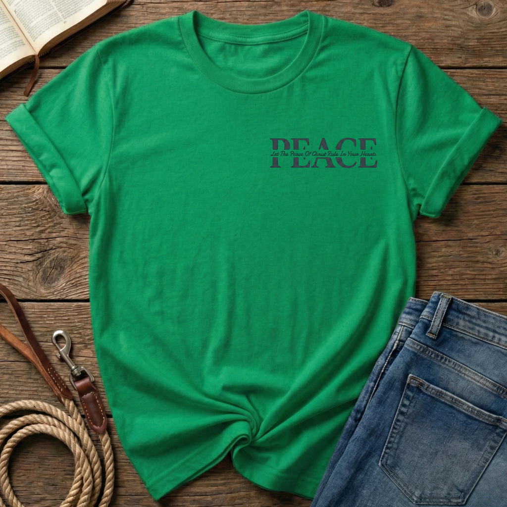 Peace By Letter T-Shirt