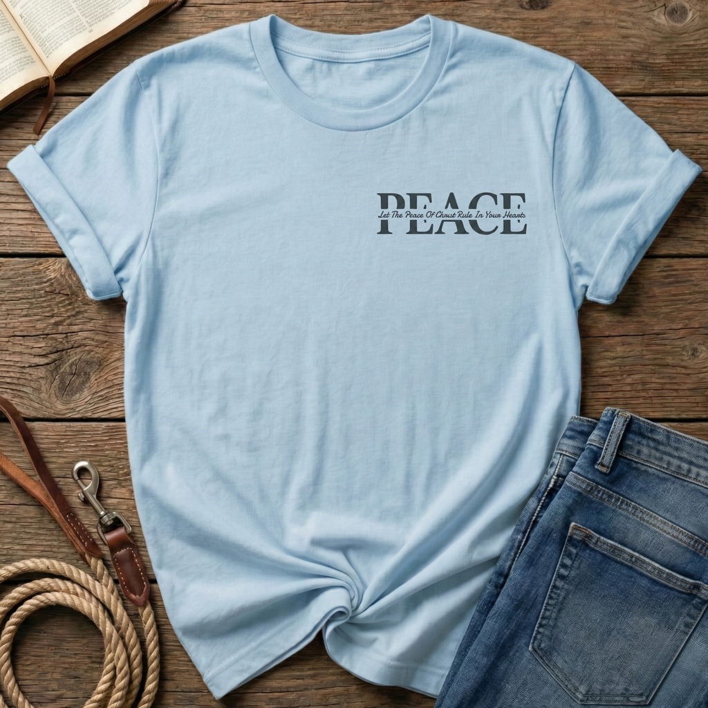 Peace By Letter T-Shirt