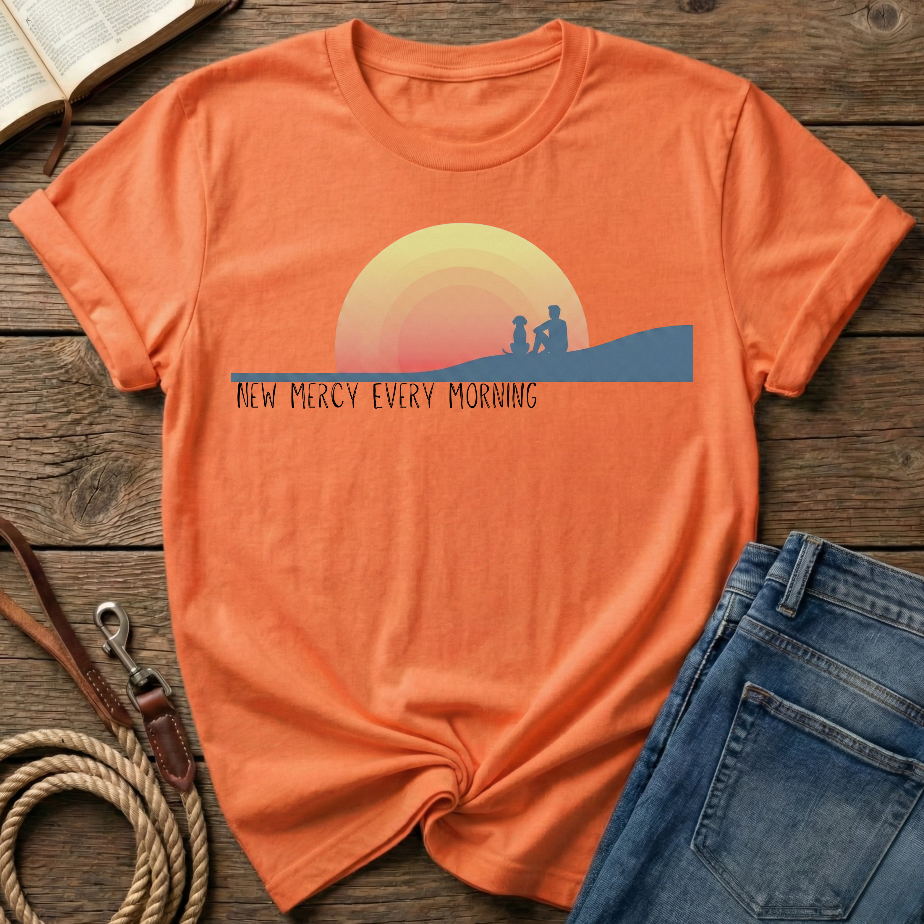 New Mercy Every Morning Male Figure T-Shirt