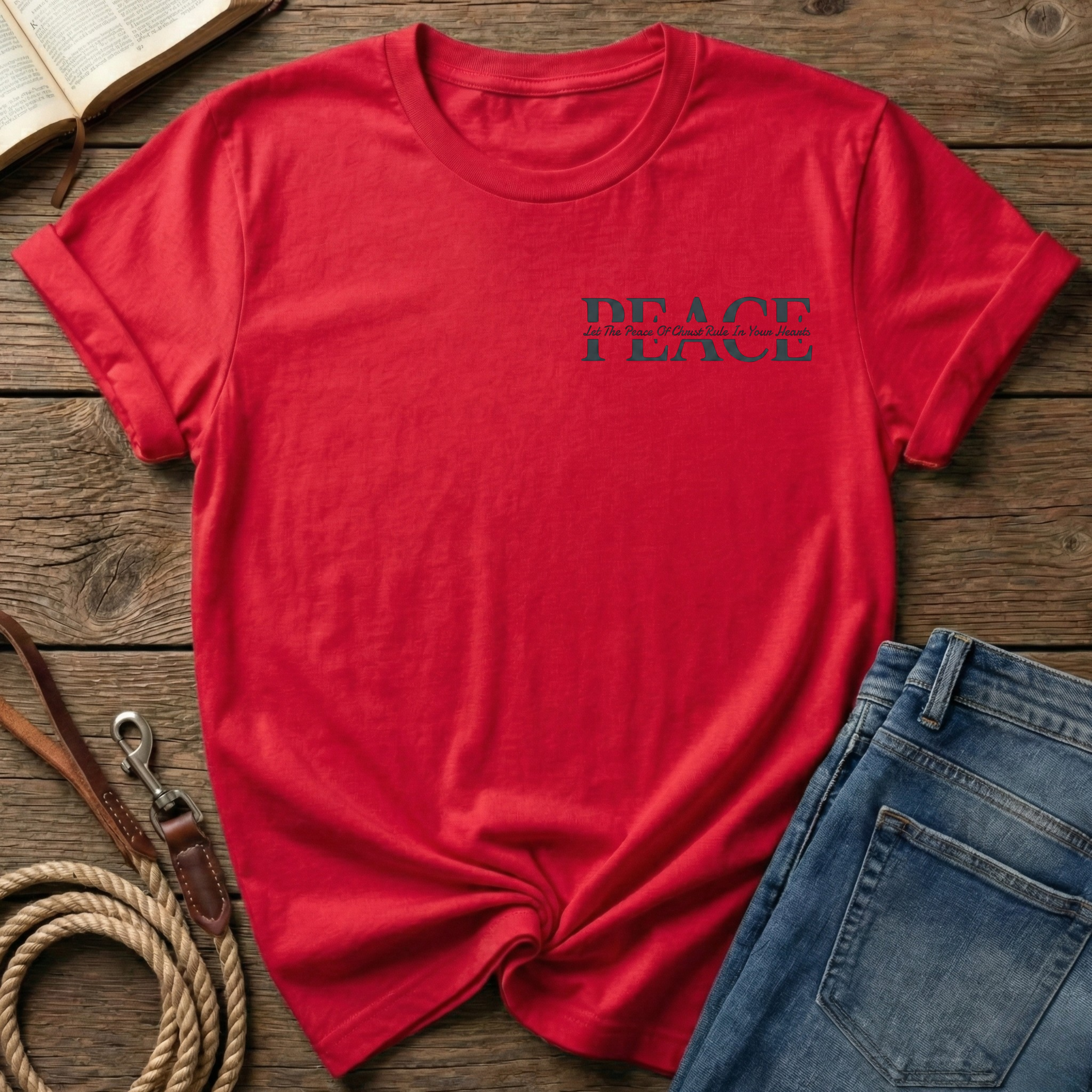 Peace By Letter T-Shirt