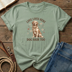 Love and Golden Hair Lives Here T-Shirt