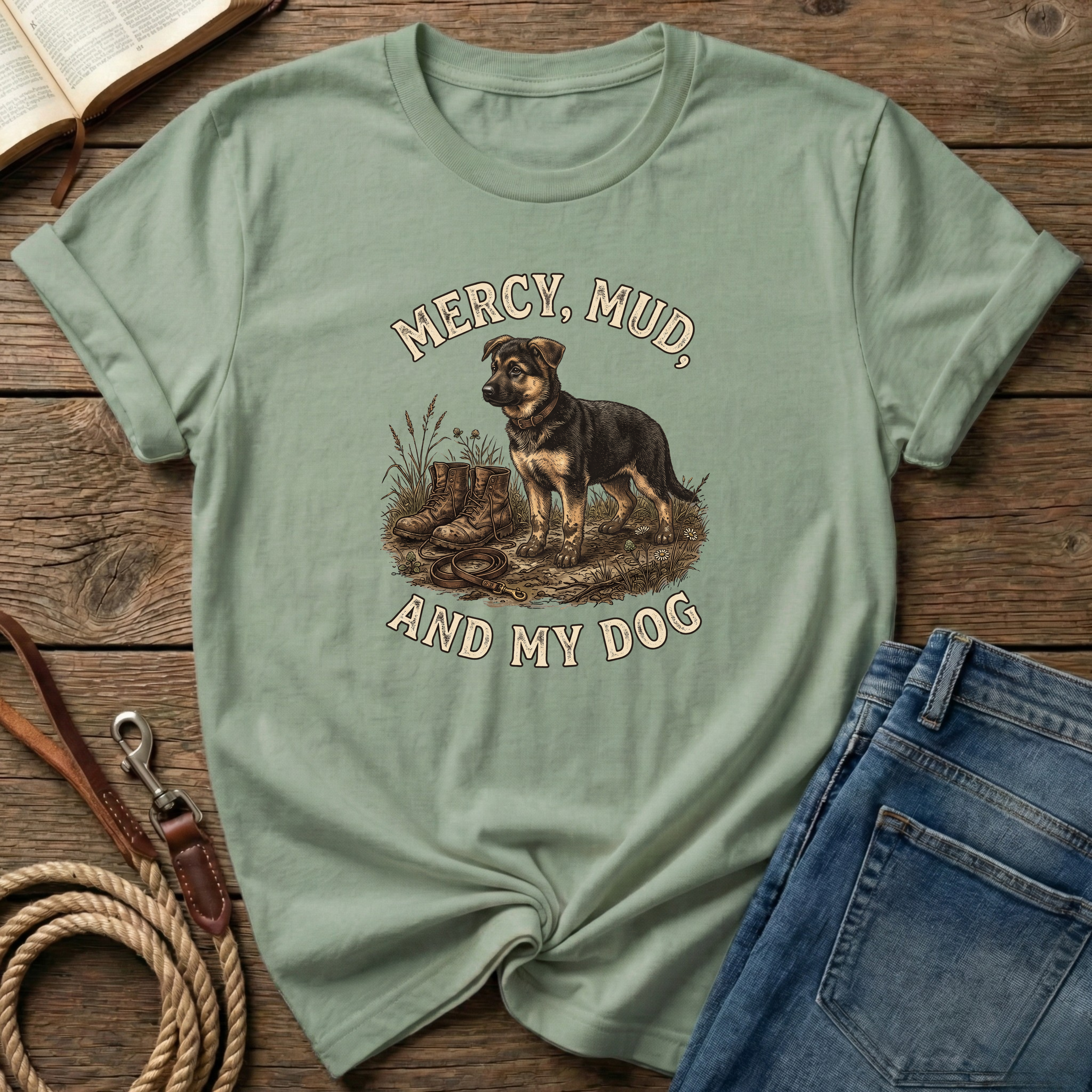 Mercy, Mud, and My Dog T-Shirt