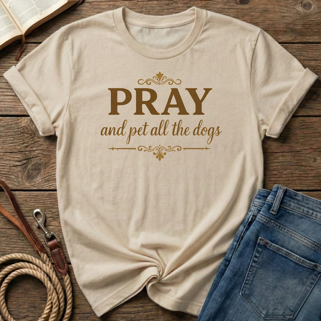 Pray And Pet All The Dogs T-Shirt