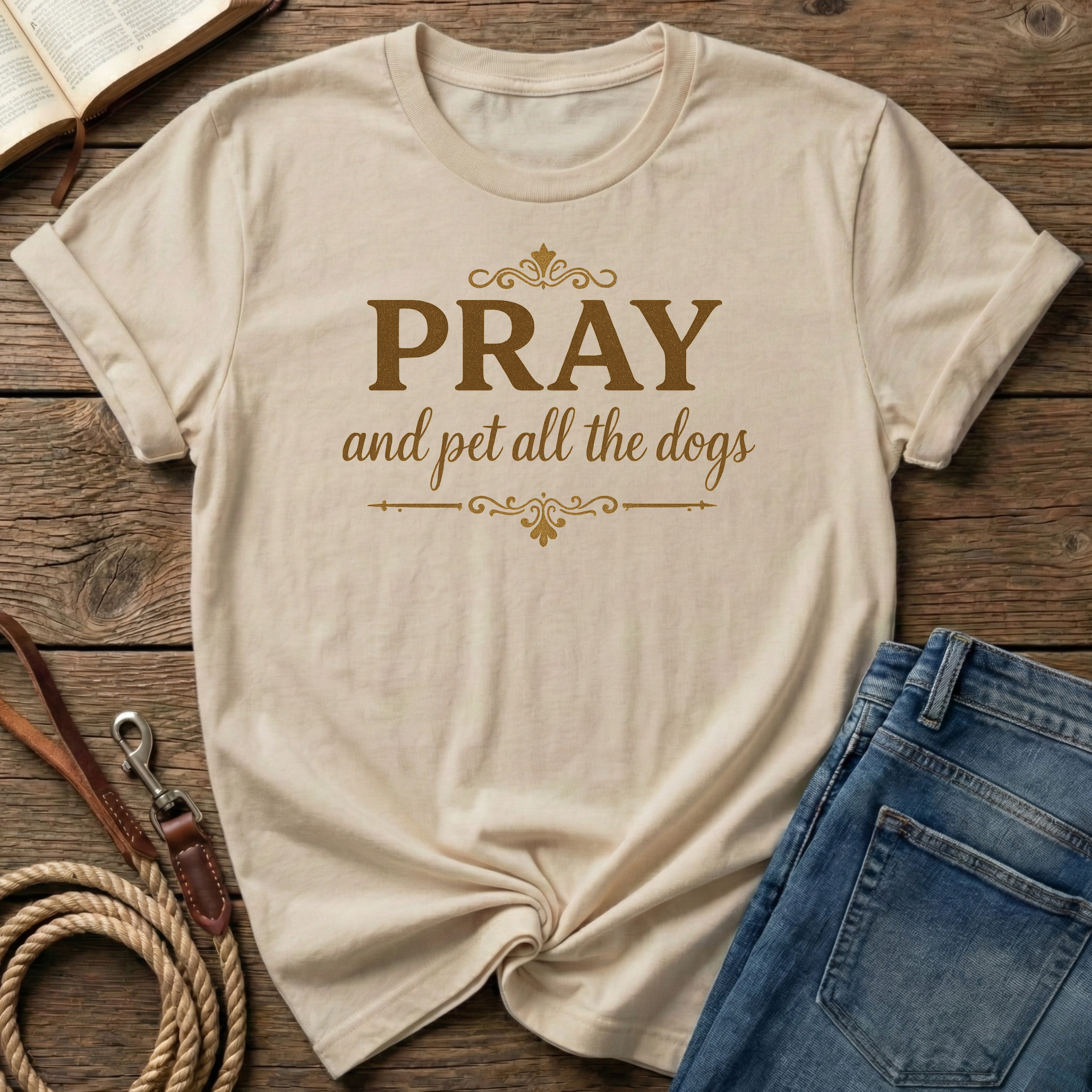 Pray And Pet All The Dogs T-Shirt