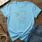 He Leads me T-Shirt