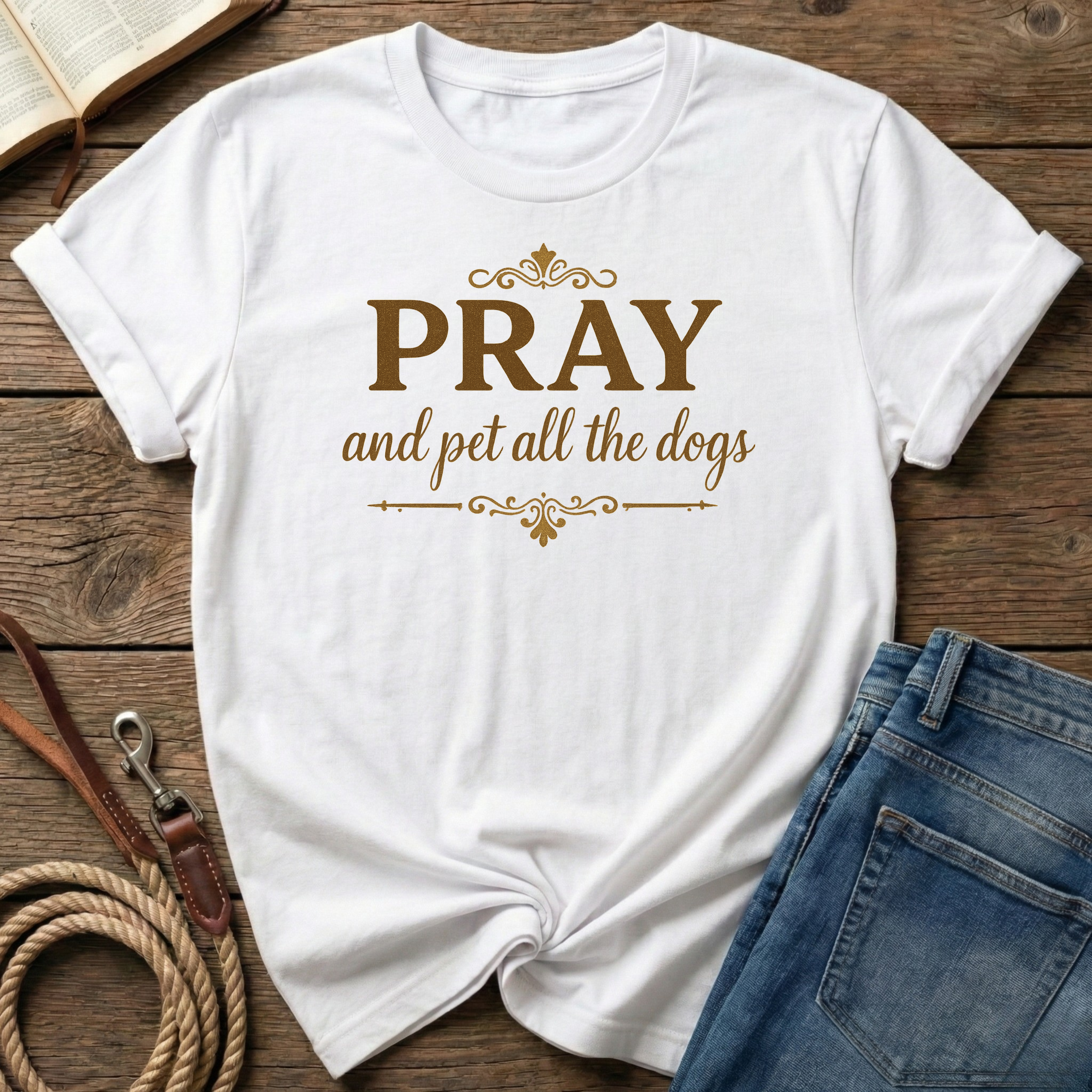 Pray And Pet All The Dogs T-Shirt